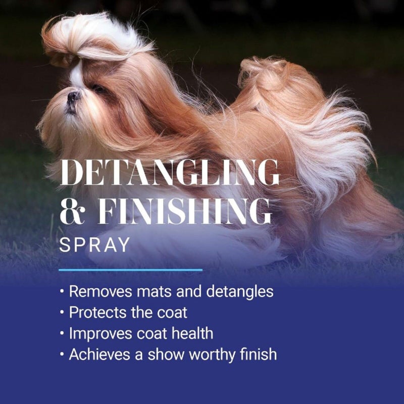 Chris Christensen Ice on Ice Detangler and Finishing Dog Spray, Groom Like a Professional, Ready to Use, Helps Brush/Comb Glide Through Coat, Conditions, No Residue, All Coat Types, Made in USA, 16 oz - Image 2