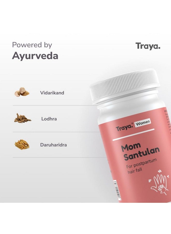 Traya Mom Santulan | Ayurvedic Multi-Vitamins to Manage Postpartum Hair Fall, Menstrual Cycles, Boosts Reproductive Health and Hair Growth | Contains Vidarikand, Lodhra & Daruharidra | 120 Tablets - Image 3
