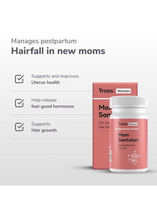 Traya Mom Santulan | Ayurvedic Multi-Vitamins to Manage Postpartum Hair Fall, Menstrual Cycles, Boosts Reproductive Health and Hair Growth | Contains Vidarikand, Lodhra & Daruharidra | 120 Tablets - Image 4