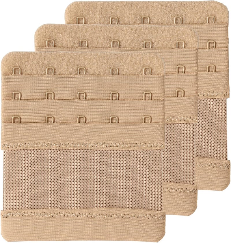 SAMGU Store Women's Bra Extenders 2 Hook / 3 Hook / 4 Hook / 5 Hook / 6 Hook, Soft Stretchy Back Bra Extension Strap - Image 1