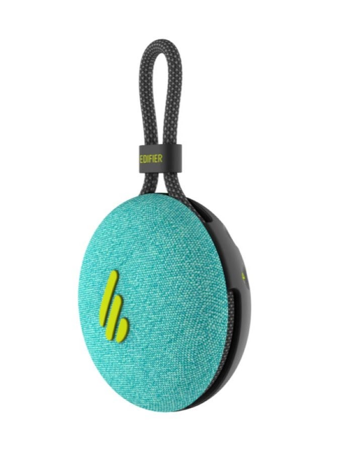 MP100 plus portable bluetooth speaker high quality 43mm driver 9 hours of nonstop playback music easy operation by full control panel IPX7 water and dust resistance GREEN