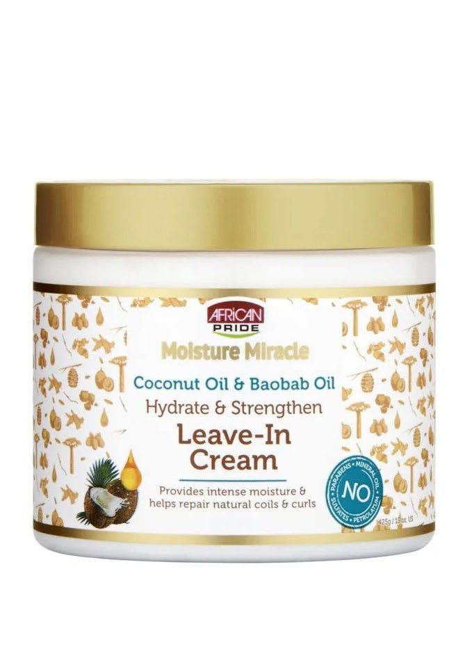 African Pride Hydrate And Strengthen Leave-In Hair Cream 425 g  - Image 1