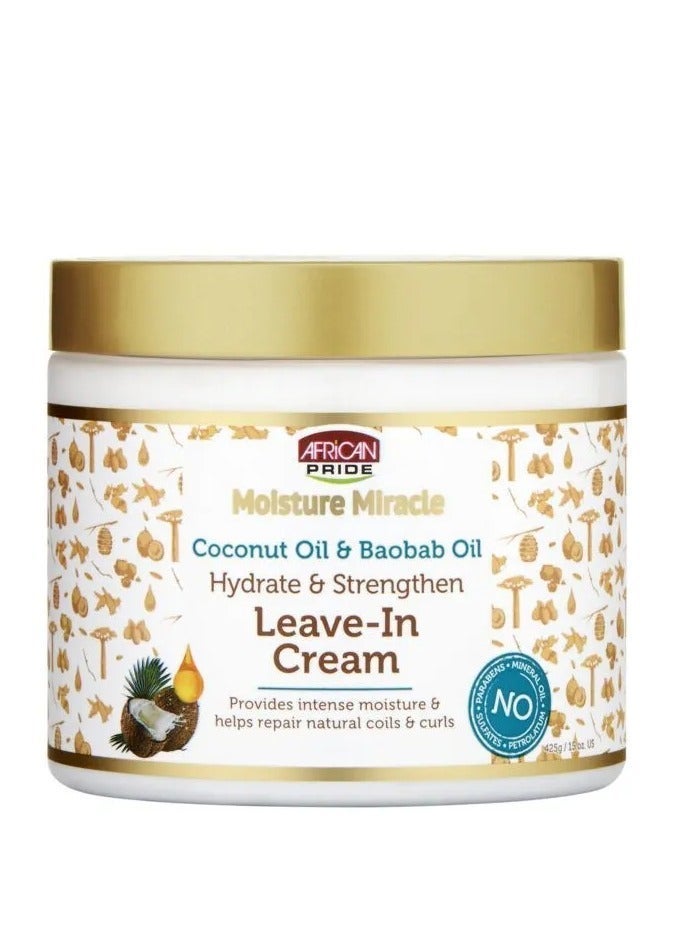 African Pride Hydrate And Strengthen Leave-In Hair Cream 425 g - Image 1