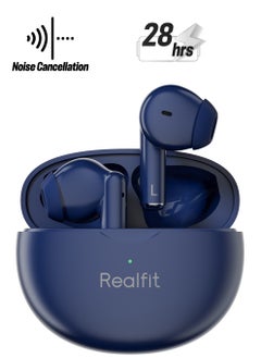 Realfit F2 Pro TWS ANC True Wireless Earbuds Blue  - Image 1