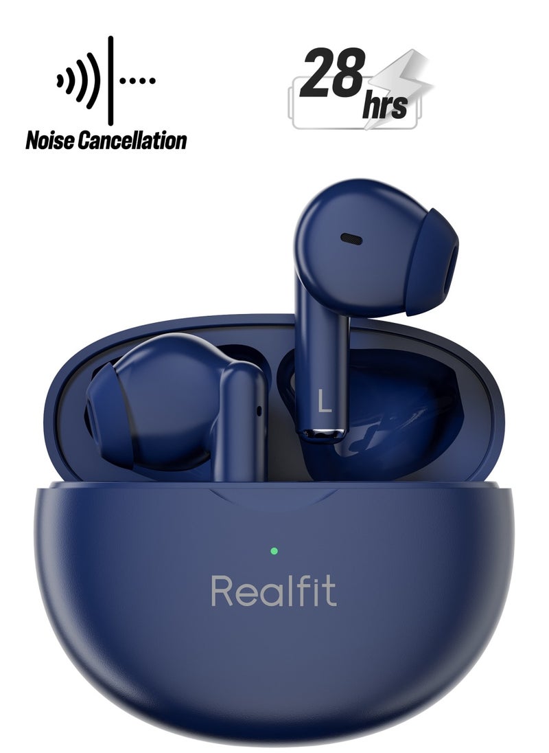 Realfit - F2 Pro TWS ANC True Wireless Earbuds Blue - Image 1