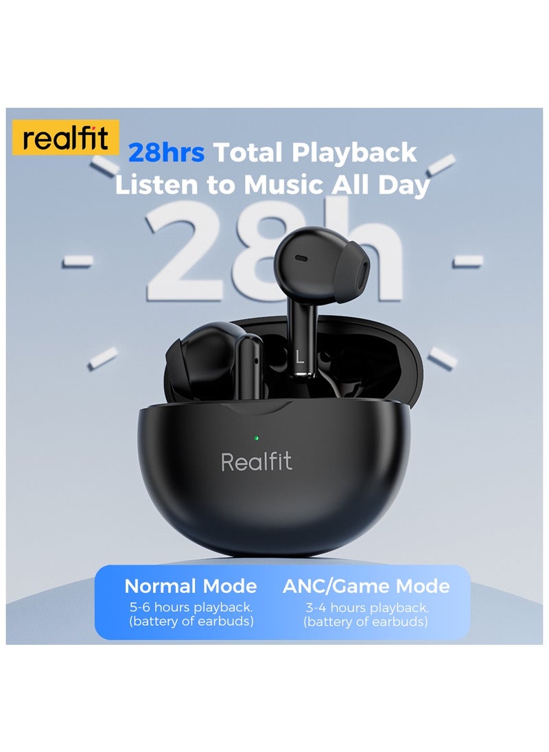 Realfit - F2 Pro TWS ANC True Wireless Earbuds Blue - Image 1