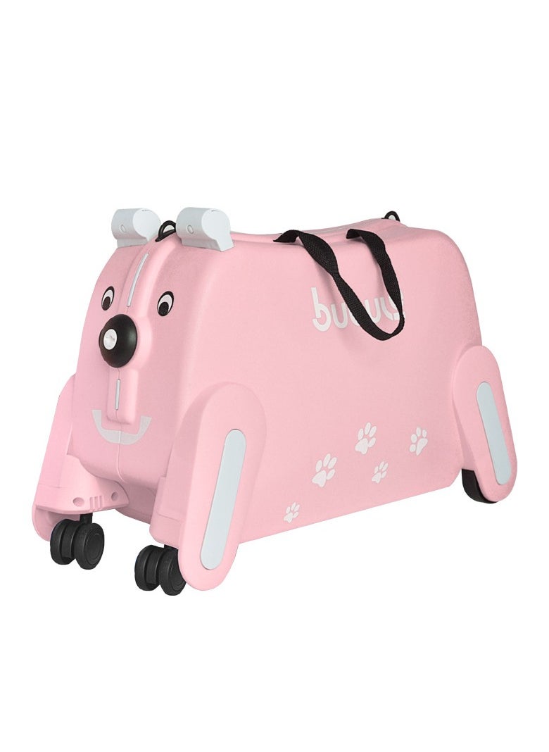 BLOOMING TIME Kids Ride-on Suitcase Hand Luggage with Seat, Children's Luggage Suitcase  - Image 1