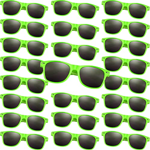 MIAHART 48 Pack Kids Party Sunglasses Bulk for Summer Party Favors Boys and Girls Birthday Party Goody Bag Fillers, Green - Image 1