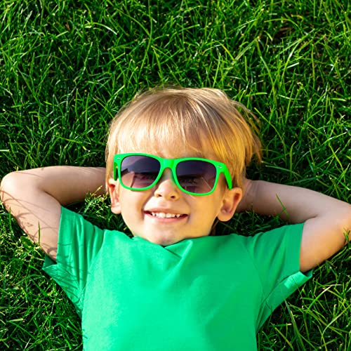 MIAHART 48 Pack Kids Party Sunglasses Bulk for Summer Party Favors Boys and Girls Birthday Party Goody Bag Fillers, Green - Image 5
