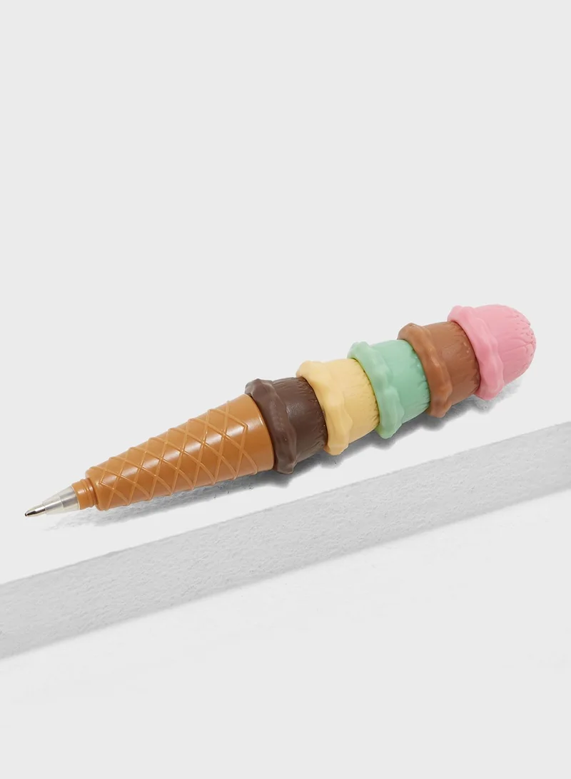Pink Cactus Ice Cream Pen