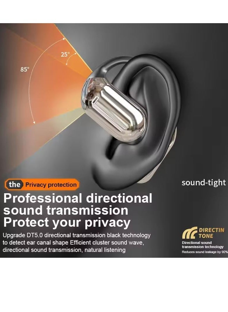 Open Bluetooth 5.4 Earphones, Wireless Earbuds Sports Headphones, Display Charging Box, Built-in Microphone, With Ear Hook, 50 Hours Playtime, Earbuds LED, Waterproof Design, Suitable for Running Fi - Image 5