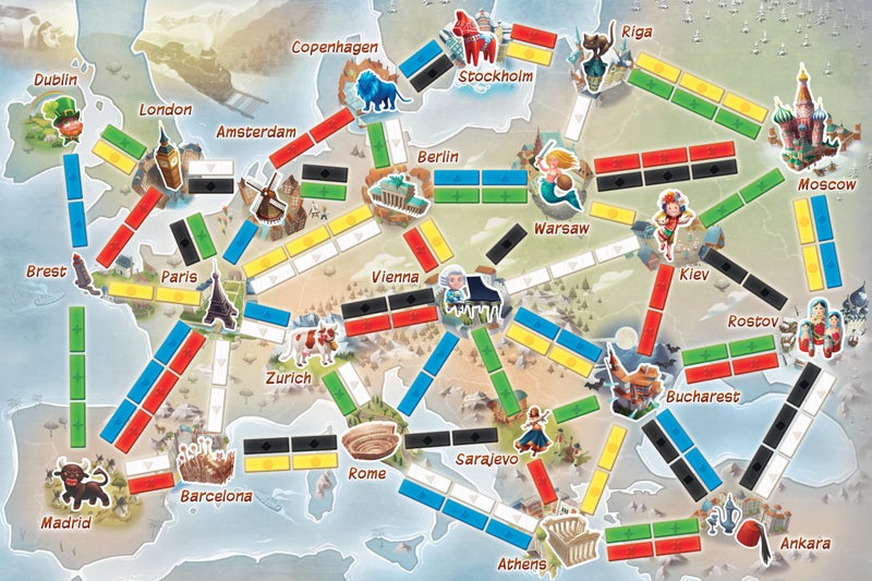 Days of Wonder Ticket to Ride Europe First Journey Board Game - Strategy Game, Train Adventure Game, Fun Family Game for Kids & Adults, Ages 6+, 2-4 Players, 15-30 Minute Playtime, Made by Days of Wonder - Image 3