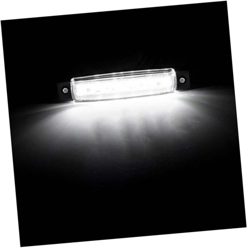 أضواء الذيل متعددة الوظائف للمقطورة LED - أضواء التوقف والانعطاف والإنارة الخلفية البيضاء - 9.70X1.90X0.90 سم - 10 قطع - Image 5