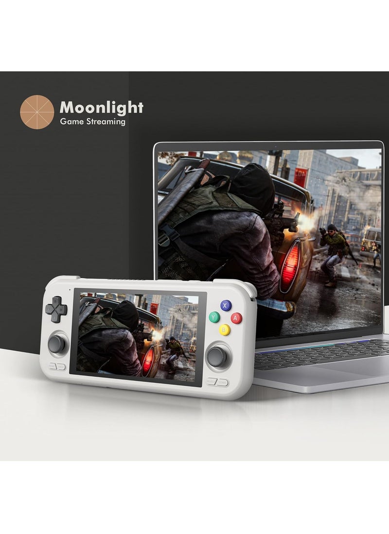 Retroid Pocket - Retroid Pocket 4 Pro Retro Game Handheld Console, Android Retro Game Console Multiple Emulators Console Handheld 4.7 Inch Display 5000mAh Battery Classic Games Console (Grey) - Image 1