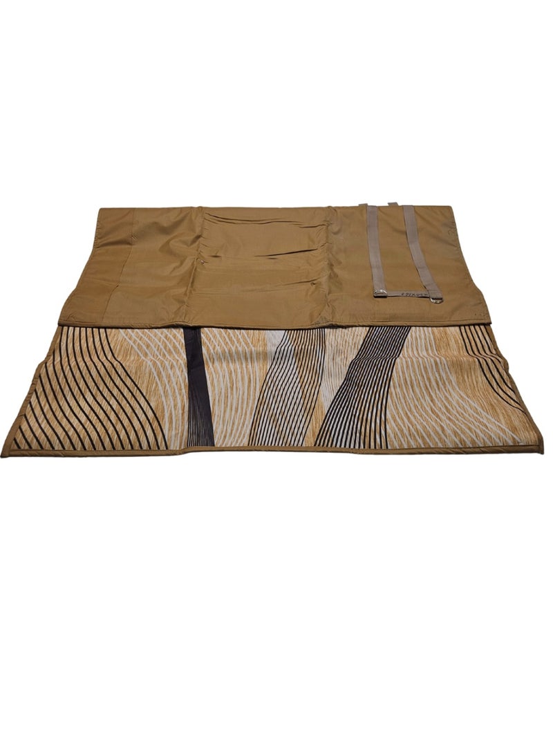 SMART HOME Floor Mat and Padded Mat for Home and Camping – Waterproof, Easy to Fold and Carry, Modern Design with Elegant Patterns – 200x120 cm – Ideal for Majlis, Gardens, Picnics, and Camping - Image 5