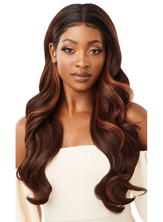 Outre Melted Hairline Lace Front Wig Frontal Effect Hairline Hd Transparent Lace Seraphine (Dr4/Gdnhn) - Image 3