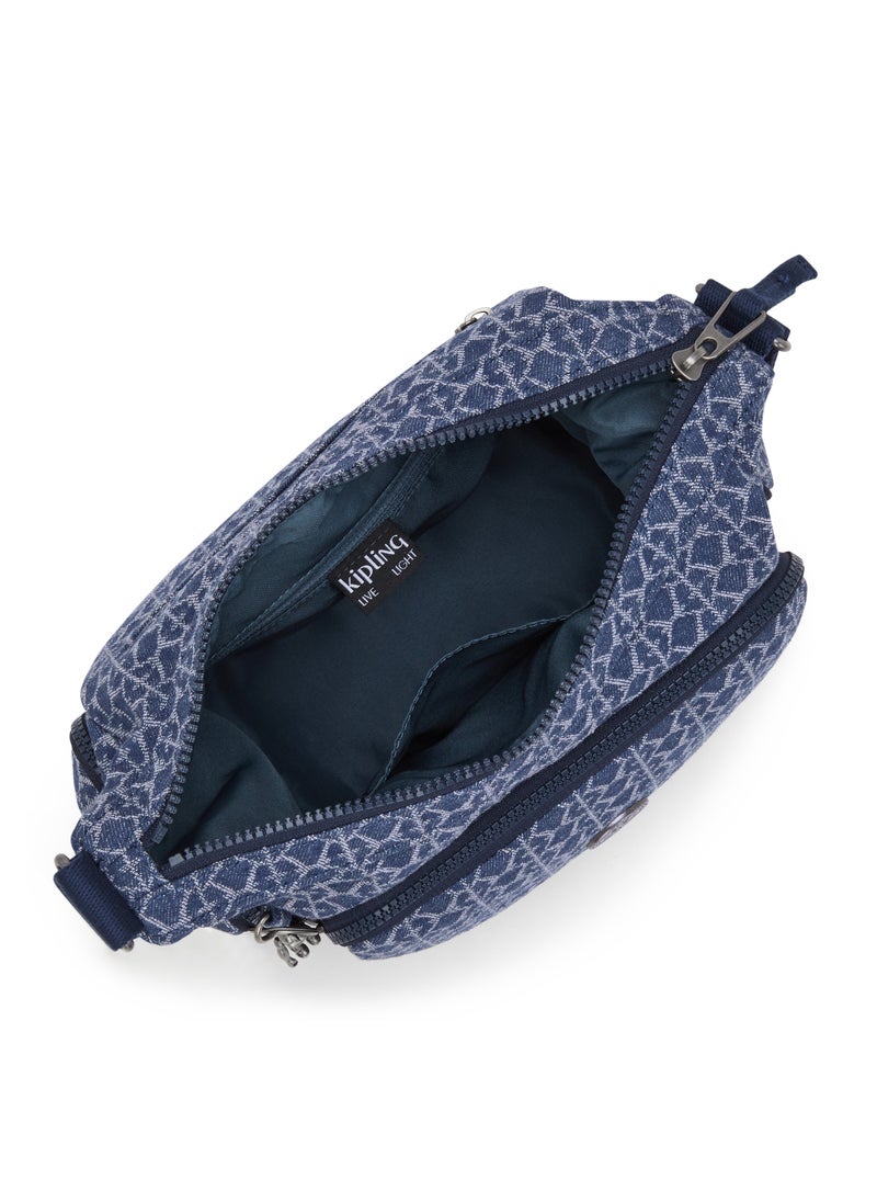 kipling - Gabbie Small Crossbody Bag with multiple compartments Signature Denim - Image 1