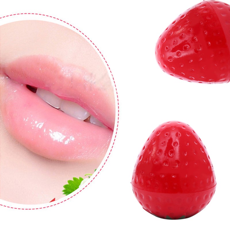 Strawberry Lip Balm Natural Plant Essence Long-Lasting Moisturizing Lipstick Cosmetic Makeup Tool - Image 4