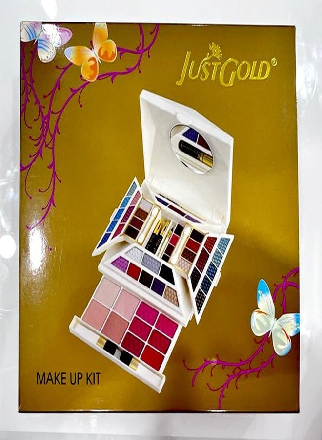 JUST GOLD JustGold Professional All In One Makeup Kit #940, 35 Colors Eyeshadow Palette With, Blusher, Powder Cake, Lipgloss, Mascara, etc. - Image 5
