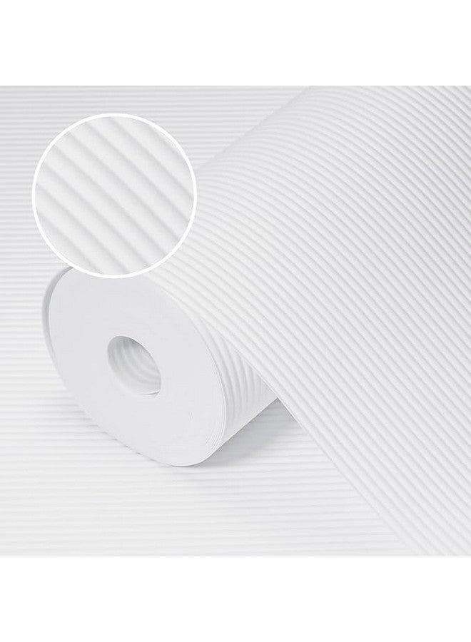 ElastPro 45 cm X 5 m Frosty White Food Grade EVA Anti Slip Washable MatSheet for Fridge, Kitchen, Drawer, Shelf Liner, Table (Line Texture, Frosty White) - Image 1