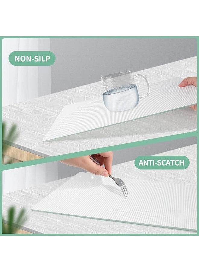 ElastPro 45 cm X 5 m Frosty White Food Grade EVA Anti Slip Washable MatSheet for Fridge, Kitchen, Drawer, Shelf Liner, Table (Line Texture, Frosty White) - Image 5