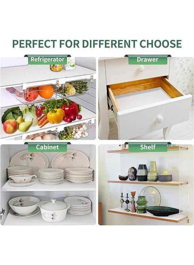 ElastPro 45 cm X 5 m Frosty White Food Grade EVA Anti Slip Washable MatSheet for Fridge, Kitchen, Drawer, Shelf Liner, Table (Line Texture, Frosty White) - Image 4