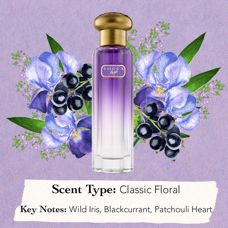 Tocca Women's Perfume, Maya Fragrance, 0.68 oz (20 ml) - Warm Floral, Wild Iris, Blackcurrant, Patchouli Heart - Hand-Finished Bottle - Image 4