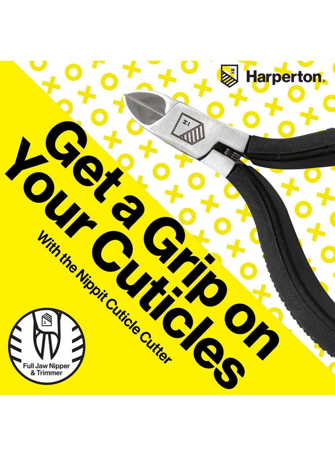 Harperton Harperton Cuticle Trimmer - Full Jaw Nipper and Trimmer, Non-Slip Cuticle Nipper Stainless Steel Cutter Fingernails and Toenails - Image 2
