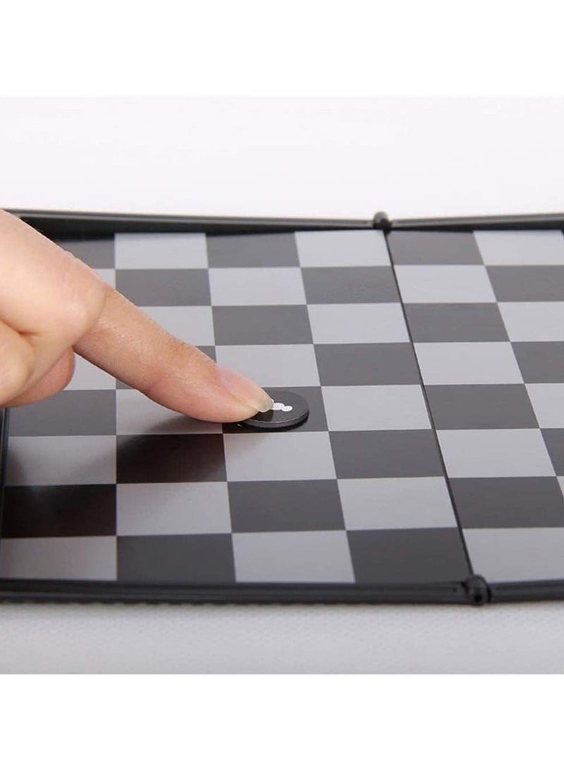 Chess Set, 7.9 Inch Mini Wallet Magnetic Travel Folding Board Game, Educational Toys for Kids and Adults  - Image 3