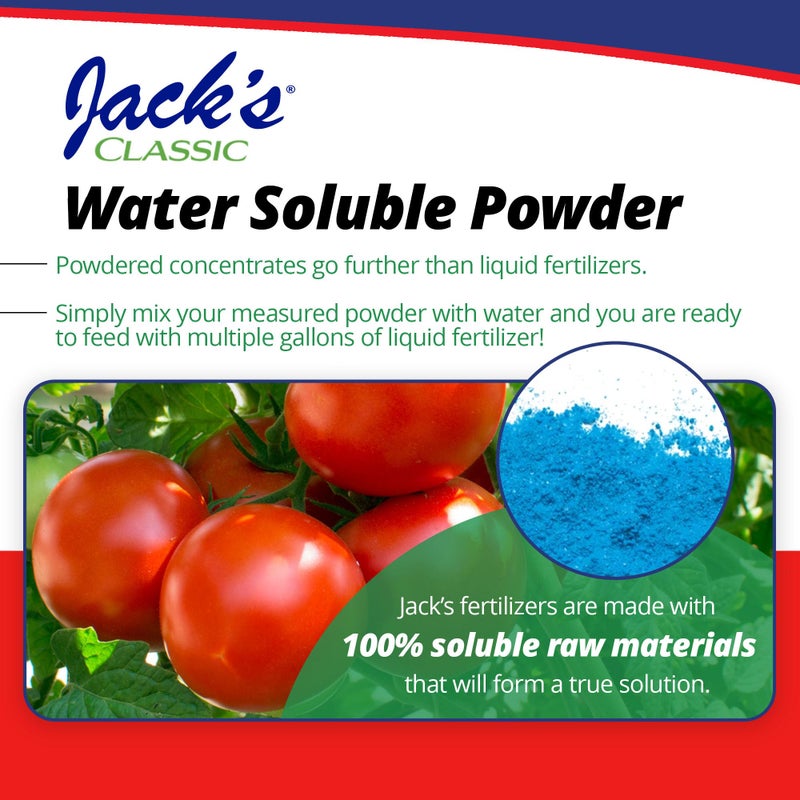 Jacks Classic Jack's Classic 12-15-30 Tomato Feed Water-Soluble Fertilizer with Micronutrients for Plant Growth and Abundant Fruit Set in Blooming Vegetable Plants, 1.5lbs - Image 5