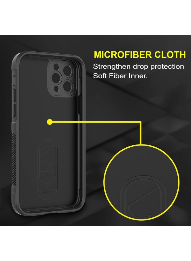Premium Protection Back Silicone Case Compatible with Iphone 11 Pro Magic Shield Shockproof Case with Camera Protection (Black) - Image 4