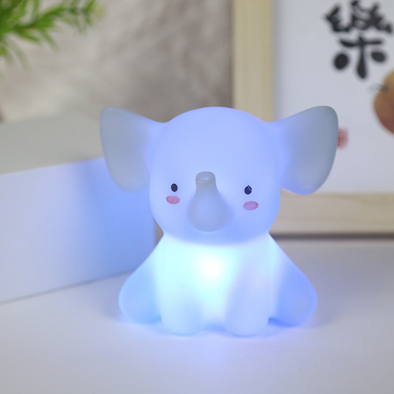Cartoon Elephant Night Light – LED Baby Bedside Lamp for Children - Image 1