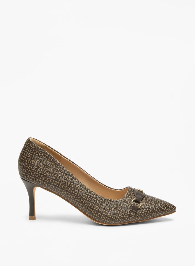 Flora Bella By Shoexpress Solid Slip-On Pumps with Stiletto Heel  - Image 2