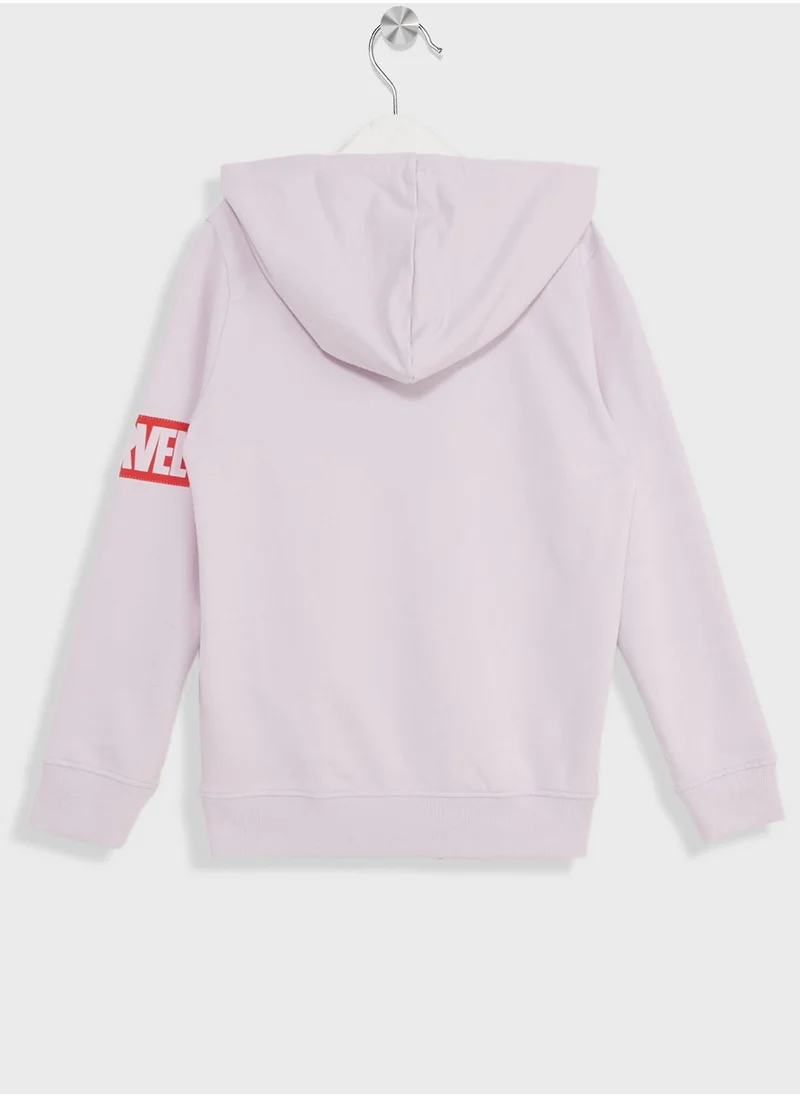 أفينجيرز Boys Avengers Printed Hoodie And Jogger Set