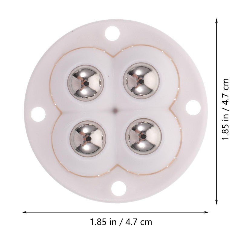 4Pcs 360 Degree Swivel Self Adhesive Mini Caster Wheels Small Sticky Furniture Rollers for Trash Can Storage Bin - Image 3