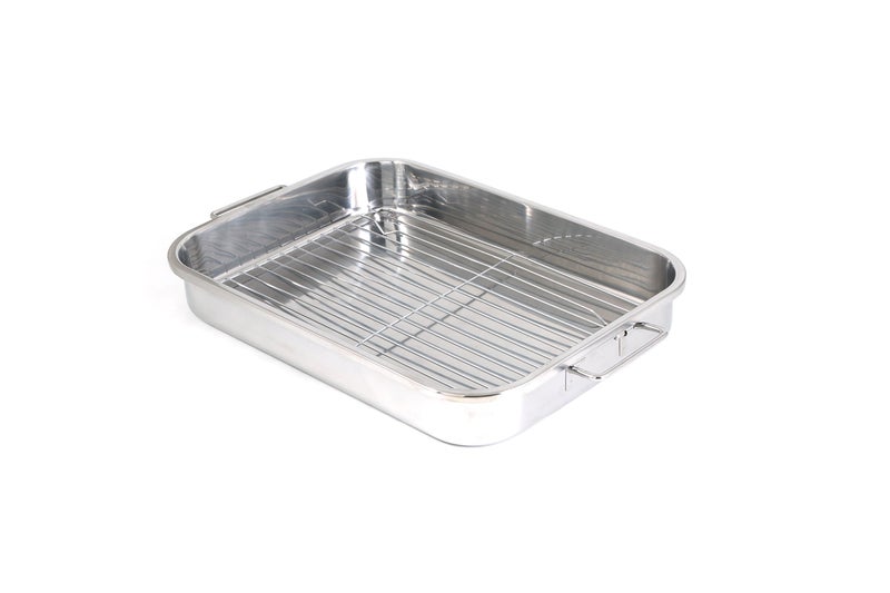 ExcelSteel Cook Pro 4-Piece All-in-1 Lasagna and Roasting Pan - Image 1
