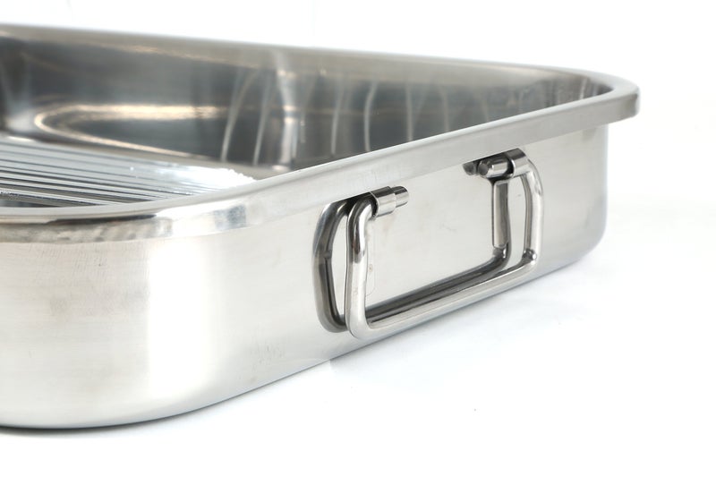 ExcelSteel Cook Pro 4-Piece All-in-1 Lasagna and Roasting Pan - Image 3
