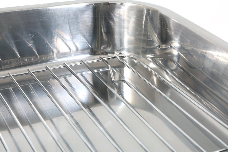 ExcelSteel Cook Pro 4-Piece All-in-1 Lasagna and Roasting Pan - Image 4