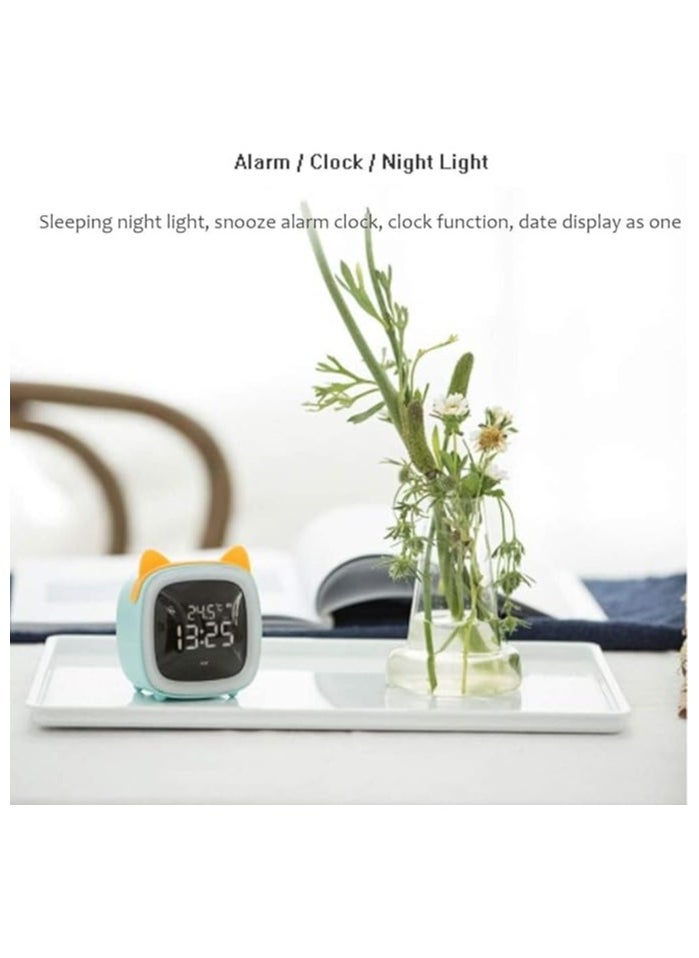 Generic - Alarm Clock Multifunctional Electronic Large Screen Student Alarm Clock Voice Control Three-Color Multifunction Digital Electronic Clock 79x66x82 - Image 1