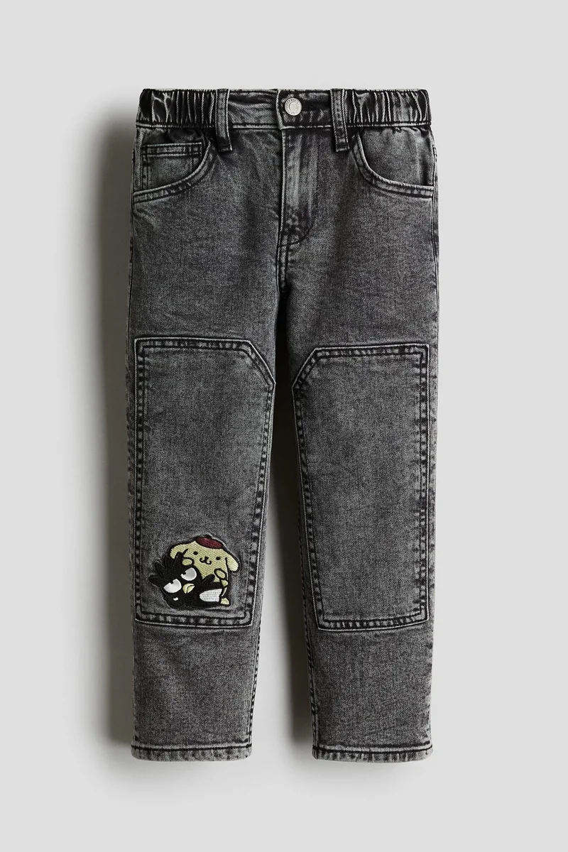 H&M Appliquéd Jeans