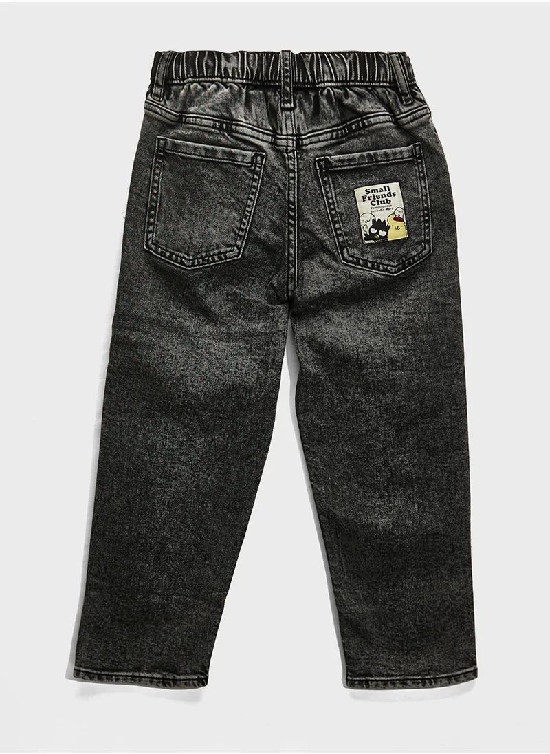 H&M Appliquéd Jeans