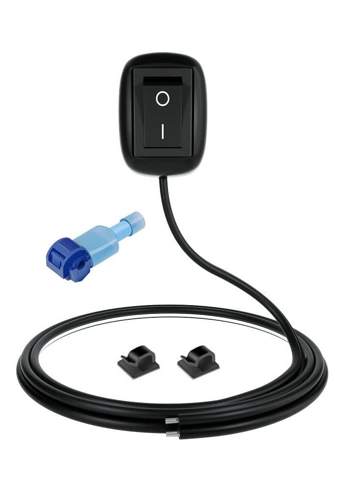Gebildet 12V-230V SPST Button Switch with 1m Cable - Image 1