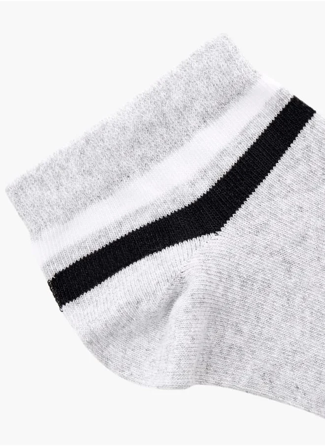 ال بي ال من شو اكسبرس Men Assorted Ankle Length Socks - Set of 5