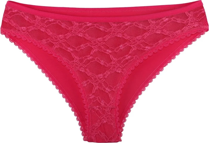 Sensu Women's Lace Front Panties 5 Pack Set - Kts3005