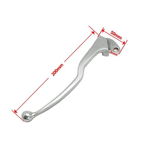 LE LEFOSSI Motorcycle Clutch Lever Left Hand Compatible with Suzuki GSXR 600 GSXR 750 GSXR 1000 TL 1000 S TLS GSR 750 GSR 600 2006-2011 DL 650 V-Strom 04-06 SFV650 Gladius 09-12 -Smooth Brake Polished - Image 2