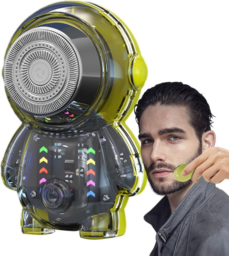 windforgecraft Electric Shaver for Men - Rechargeable Space Man Shaver - Portable Electric Shaver for Men, Charging Shave for Smooth Shave, Small Electric Shaver with HD Display - Image 1