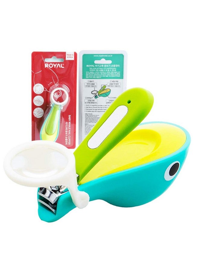 Royal Made In Korea Royal Baby Whale Nail Clipper With Magnifier - Image 2