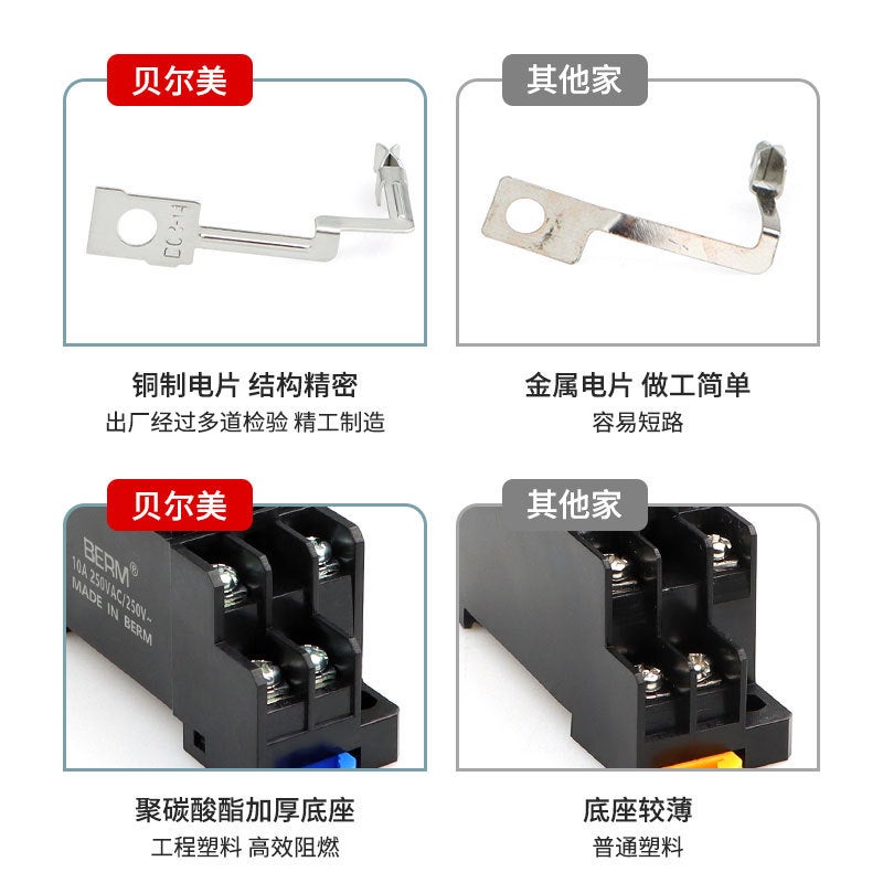 Silver Point Relay Energization Delay H3Y-2 H3Y-4 Small Time Relay Ac220V Dc24V 12V - Image 4