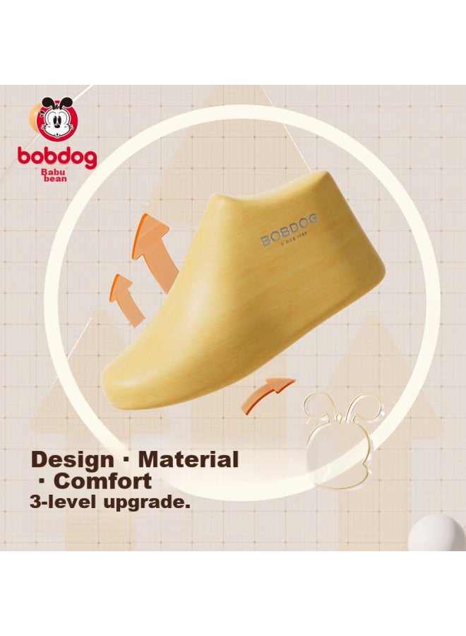 Babu Bean Babbudou Baby Walking Shoes Spring Style, Soft Sole, Non-slip, Breathable Mesh, Functional Shoes For Boys And Girls, Shell Pink, Size 26 - Image 4