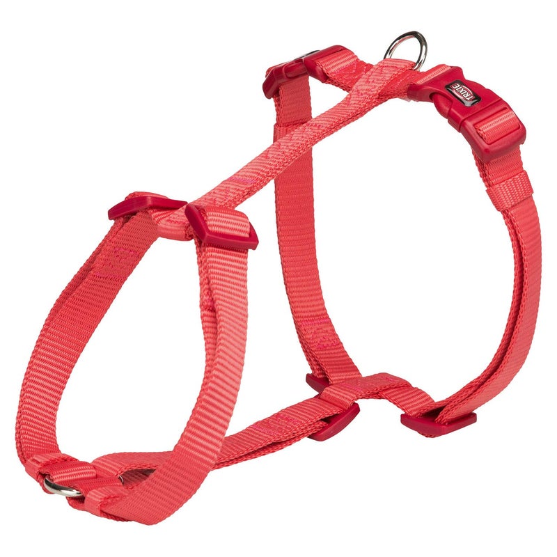 Premium Dog H Harness, Enhance Your Canine Companion's Comfort And Safety-Small-M (42-60Cm,15Mm Coral)